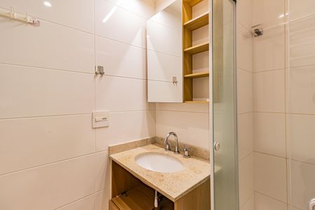 Apartamento para alugar com 58m², 1 quarto e 2 vagas Apartamento para alugar com 58m², 1 quarto e 2 vagasBanheiro da Suíte