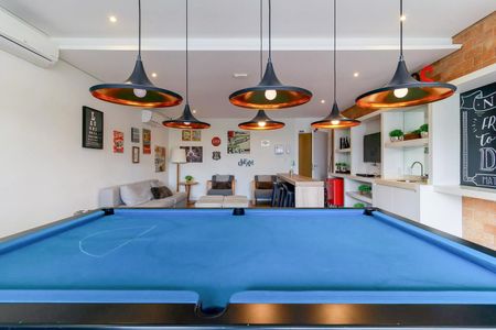 Apartamento para alugar com 58m², 1 quarto e 2 vagas Apartamento para alugar com 58m², 1 quarto e 2 vagasÁrea comum - Sala de Jogos