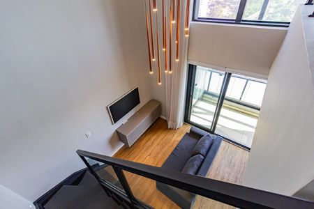 Detalhe Sala de apartamento para alugar com 1 quarto, 58m² em Campo Belo, São Paulo