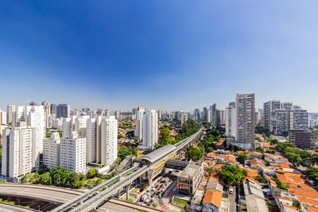 Vista da Varanda de apartamento para alugar com 1 quarto, 58m² em Campo Belo, São Paulo