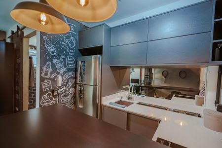 Studio à venda com 27m², 1 quarto e sem vaga Studio à venda com 27m², 1 quarto e sem vagaCozinha