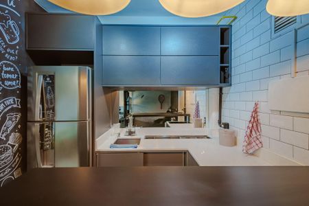 Studio à venda com 27m², 1 quarto e sem vaga Studio à venda com 27m², 1 quarto e sem vagaCozinha