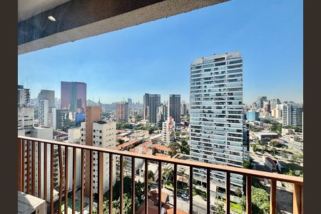 Vista  de kitnet/studio para alugar com 1 quarto, 24m² em Pinheiros, São Paulo