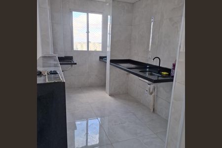 Cozinha de apartamento para alugar com 2 quartos, 44m² em Loteamento Jardim das Estâncias, Sumaré