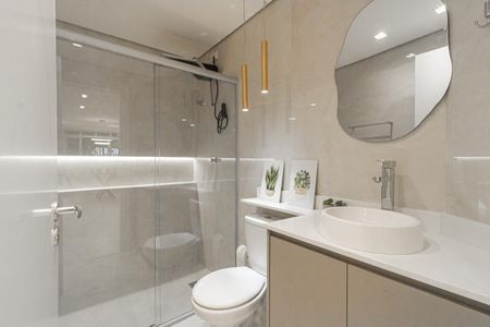 Apartamento para alugar com 55m², 2 quartos e 1 vaga Apartamento para alugar com 55m², 2 quartos e 1 vagaBanheiro Social