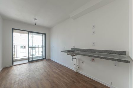 Sala - Cozinha Integrada de kitnet/studio à venda com 1 quarto, 30m² em Vila Cordeiro, São Paulo