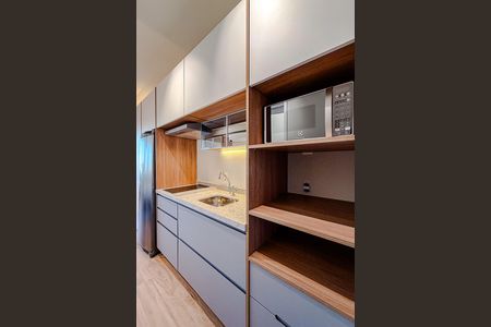 Studio para alugar com 28m², 1 quarto e sem vaga Studio para alugar com 28m², 1 quarto e sem vagaCozinha