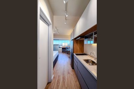 Studio para alugar com 28m², 1 quarto e sem vaga Studio para alugar com 28m², 1 quarto e sem vagaCozinha