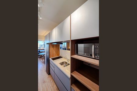 Studio para alugar com 28m², 1 quarto e sem vaga Studio para alugar com 28m², 1 quarto e sem vagaCozinha