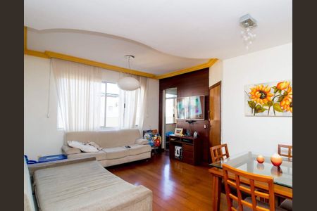 Sala  de apartamento à venda com 3 quartos, 100m² em São Pedro, Belo Horizonte