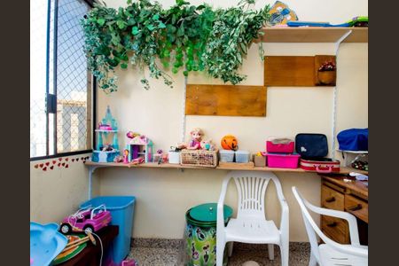 Varanda  de apartamento à venda com 3 quartos, 100m² em São Pedro, Belo Horizonte
