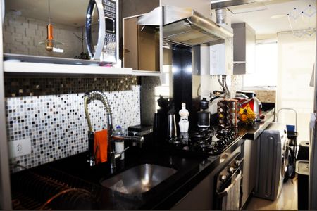 Apartamento para alugar com 65m², 3 quartos e 2 vagas Apartamento para alugar com 65m², 3 quartos e 2 vagasDetalhe - Cozinha Americana