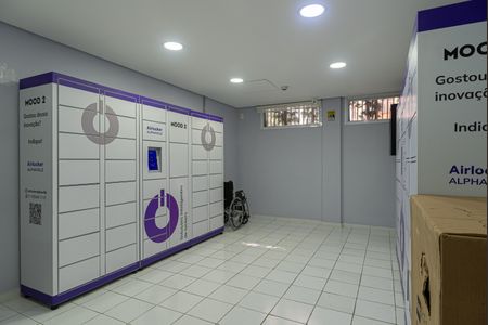 Apartamento à venda com 47m², 1 quarto e 1 vaga Apartamento à venda com 47m², 1 quarto e 1 vagaÁrea comum - Espaço Airlocker
