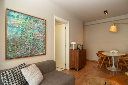 Sala de apartamento à venda com 1 quarto, 47m² em Bela Vista, São Paulo