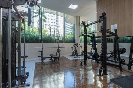 Apartamento à venda com 47m², 1 quarto e 1 vaga Apartamento à venda com 47m², 1 quarto e 1 vagaÁrea comum - Academia