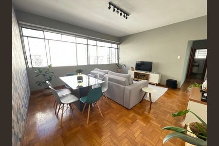Sala  de apartamento à venda com 3 quartos, 120m² em Santo Agostinho, Belo Horizonte