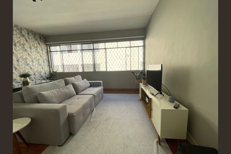 Sala  de apartamento à venda com 3 quartos, 120m² em Santo Agostinho, Belo Horizonte