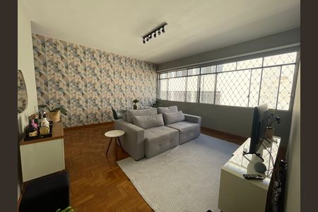 Sala  de apartamento à venda com 3 quartos, 120m² em Santo Agostinho, Belo Horizonte