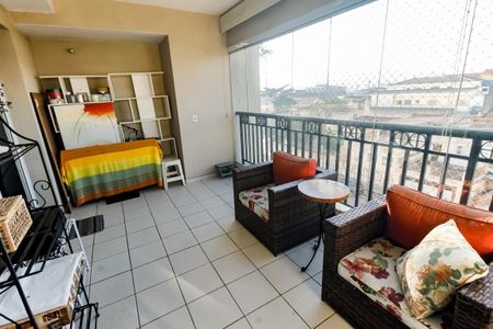 Varanda da Sala de apartamento à venda com 3 quartos, 108m² em Jardim Monte Kemel, São Paulo