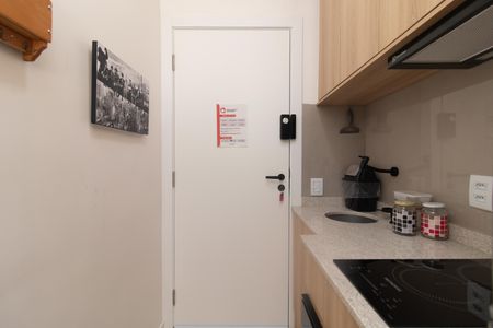 Cozinha de apartamento à venda com 1 quarto, 25m² em Centro Histórico, Porto Alegre