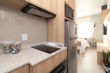 Cozinha de apartamento à venda com 1 quarto, 25m² em Centro Histórico, Porto Alegre