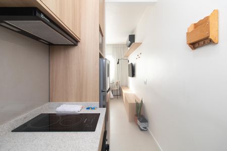 Cozinha de apartamento à venda com 1 quarto, 25m² em Centro Histórico, Porto Alegre