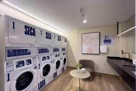 Studio à venda com 28m², 1 quarto e sem vaga Studio à venda com 28m², 1 quarto e sem vagaLavanderia