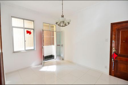 Sala de apartamento para alugar com 2 quartos, 65m² em Tijuca, Rio de Janeiro