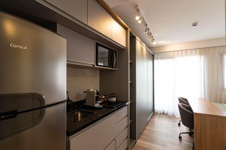 Studio para alugar com 26m², 1 quarto e sem vaga Studio para alugar com 26m², 1 quarto e sem vagaCozinha