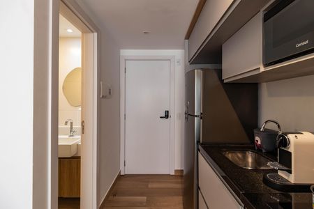 Studio para alugar com 26m², 1 quarto e sem vaga Studio para alugar com 26m², 1 quarto e sem vagaCozinha