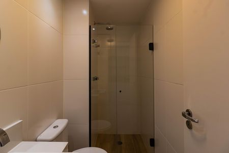 Studio para alugar com 26m², 1 quarto e sem vaga Studio para alugar com 26m², 1 quarto e sem vagaBanheiro