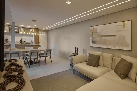Sala de apartamento à venda com 2 quartos, 68m² em Cidade Nova, Belo Horizonte