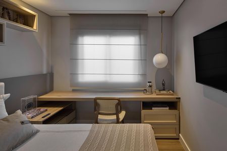 Apartamento à venda com 68m², 2 quartos e 2 vagasQuarto 2