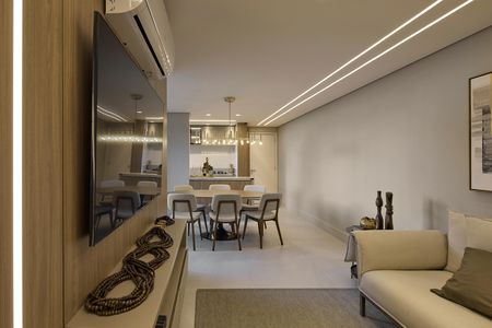 Sala de apartamento à venda com 2 quartos, 68m² em Cidade Nova, Belo Horizonte