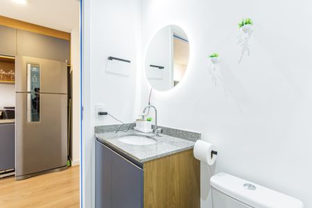 Apartamento para alugar com 27m², 1 quarto e sem vaga Apartamento para alugar com 27m², 1 quarto e sem vagaBanheiro
