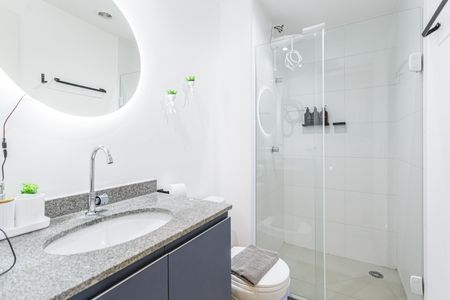 Apartamento para alugar com 27m², 1 quarto e sem vaga Apartamento para alugar com 27m², 1 quarto e sem vagaBanheiro
