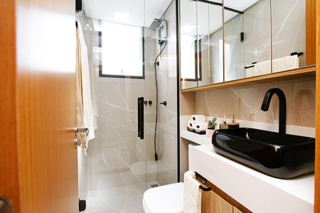 Apartamento à venda com 67m², 2 quartos e 1 vagaBanheiro Social