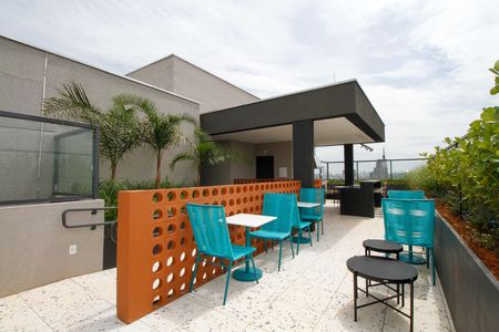 Studio para alugar com 24m², 1 quarto e sem vaga Studio para alugar com 24m², 1 quarto e sem vagaÁrea Comum - Churrasqueira