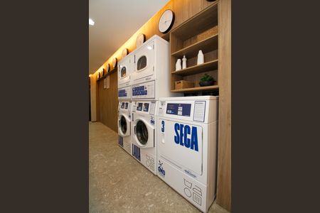 Studio para alugar com 24m², 1 quarto e sem vaga Studio para alugar com 24m², 1 quarto e sem vagaÁrea Comum - Lavanderia