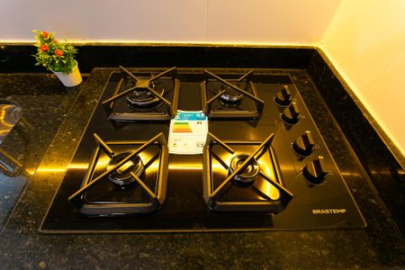 Cozinha - Cooktop de apartamento para alugar com 1 quarto, 37m² em Vila Carrão, São Paulo