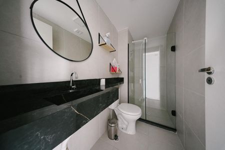 Banheiro de apartamento para alugar com 1 quarto, 24m² em Jardim America da Penha, São Paulo