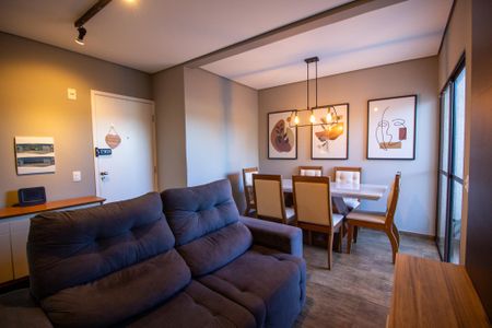 Sala de apartamento para alugar com 1 quarto, 70m² em Jardim Santa Fe, Sorocaba
