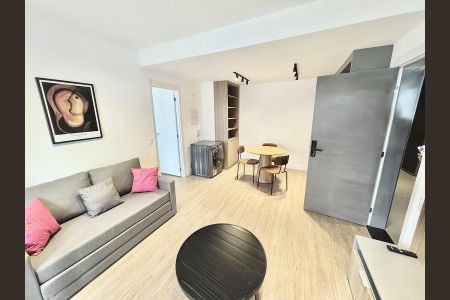 Sala de apartamento para alugar com 1 quarto, 44m² em Vila Olímpia, São Paulo