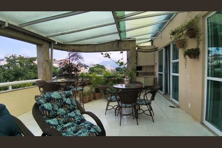 Varanda  de apartamento à venda com 3 quartos, 160m² em Recreio dos Bandeirantes, Rio de Janeiro