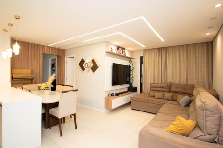 Sala de apartamento para alugar com 3 quartos, 90m² em Vila Augusta, Guarulhos