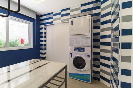 Studio para alugar com 25m², 1 quarto e sem vaga Studio para alugar com 25m², 1 quarto e sem vagaLavanderia