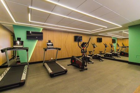 Studio para alugar com 25m², 1 quarto e sem vaga Studio para alugar com 25m², 1 quarto e sem vagaÁrea comum - Academia