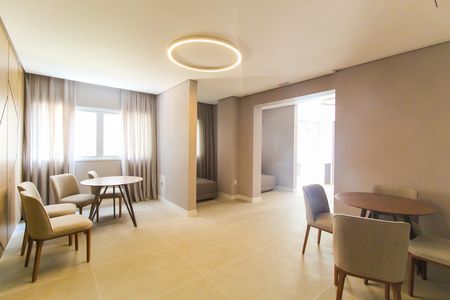Studio para alugar com 25m², 1 quarto e sem vaga Studio para alugar com 25m², 1 quarto e sem vagaÁrea comum - Salão de festas