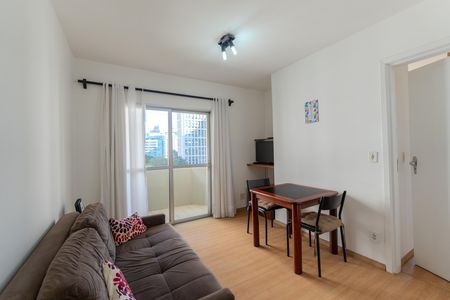 Sala de apartamento para alugar com 1 quarto, 37m² em Morro dos Ingleses, São Paulo