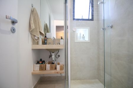 Apartamento à venda com 67m², 1 quarto e 1 vagaBanheiro 